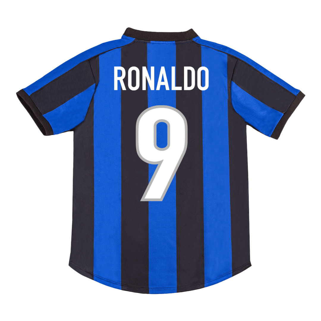 Retro Soccer Jersey RONALDO #9 Inter Milan Home 1999/00