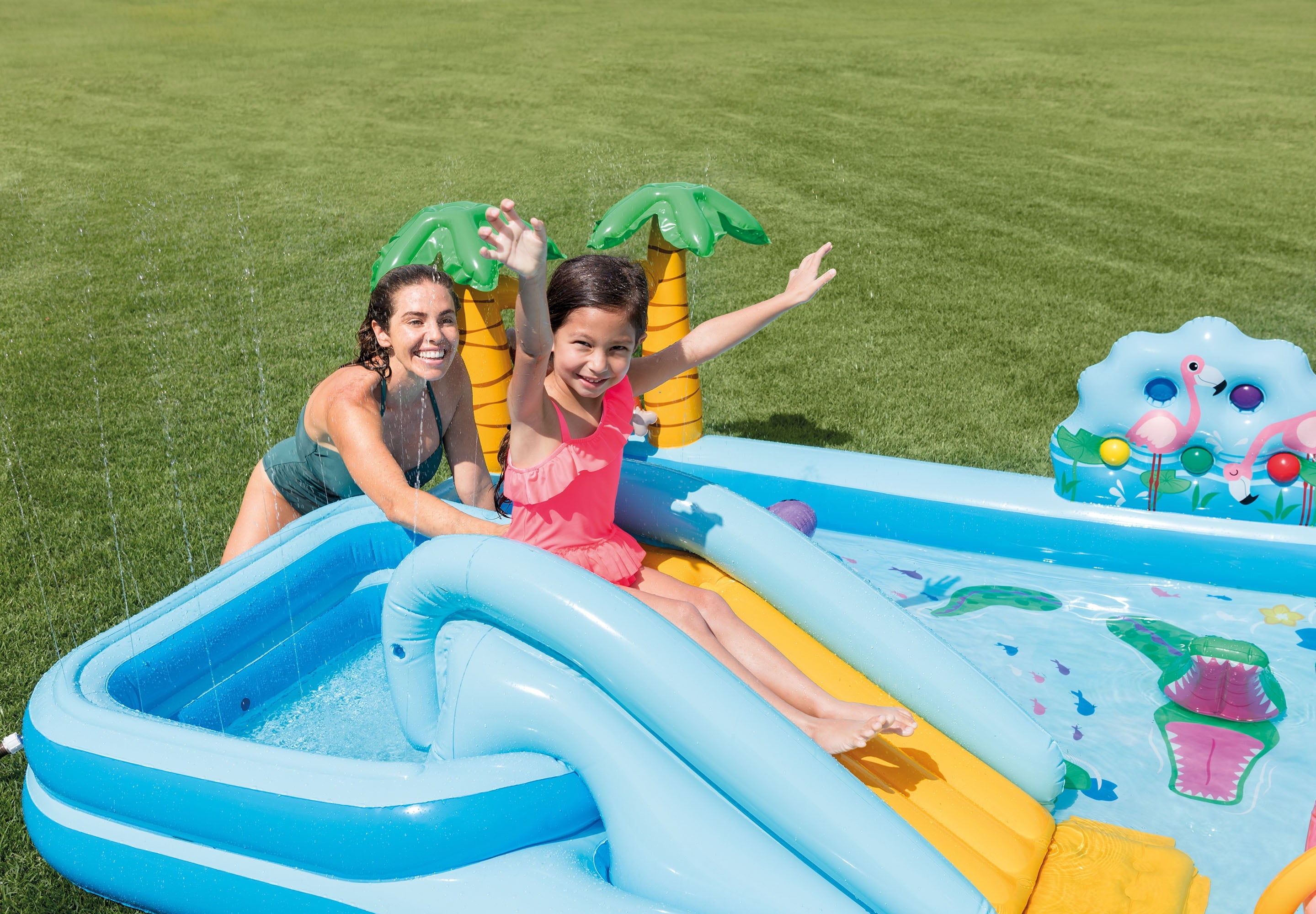 Intex Jungle Adventure Inflatable Inflatable and Kiddie Pools Pool Play Center