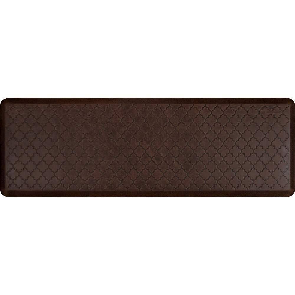 WellnessMats Antique Trellis Anti Fatigue Mat - Antique Light, 3&x2&
