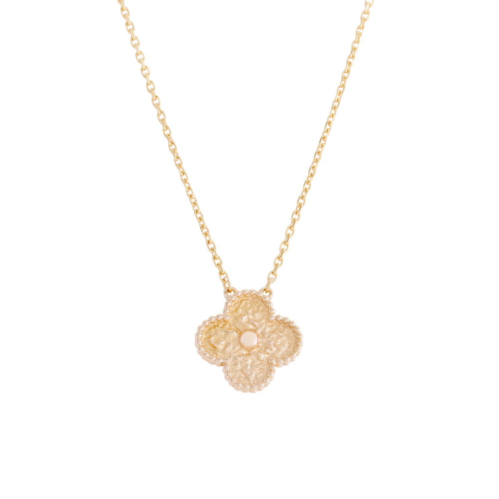 Van Cleef & Arpels Vintage Alhambra Necklace 18K Rose Gold VCARN9ZS00