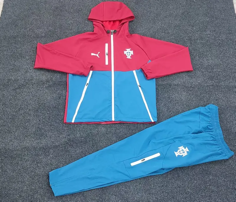 Portugal Zipper Training Suit/ Windbreaker