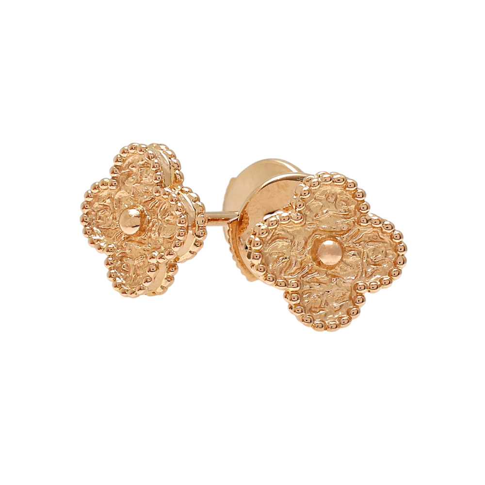 Van Cleef & Arpels Sweet Alhambra Earrings 18K Rose Gold VCARO8DB00