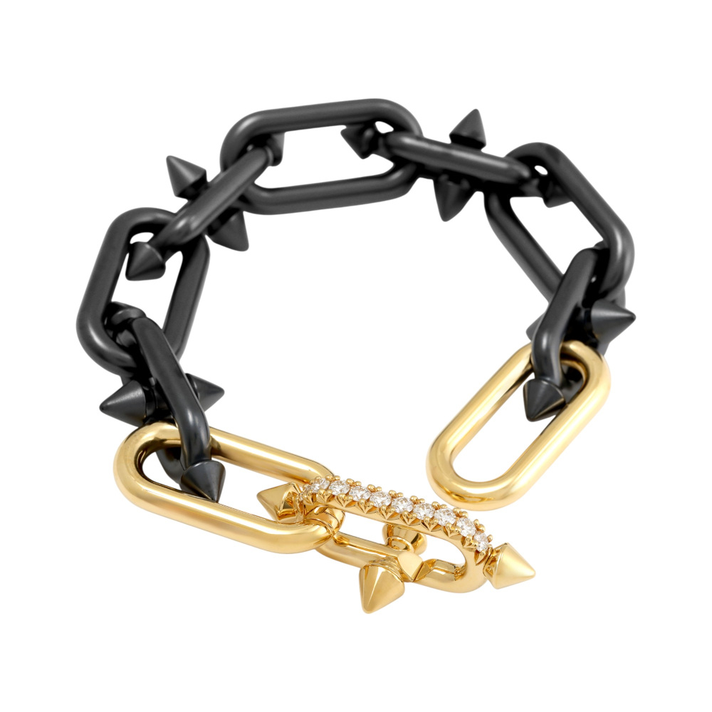 Tiffany & Co. Titan By Pharrell Williams Bracelet 18K Yellow Gold Diamond 73467624