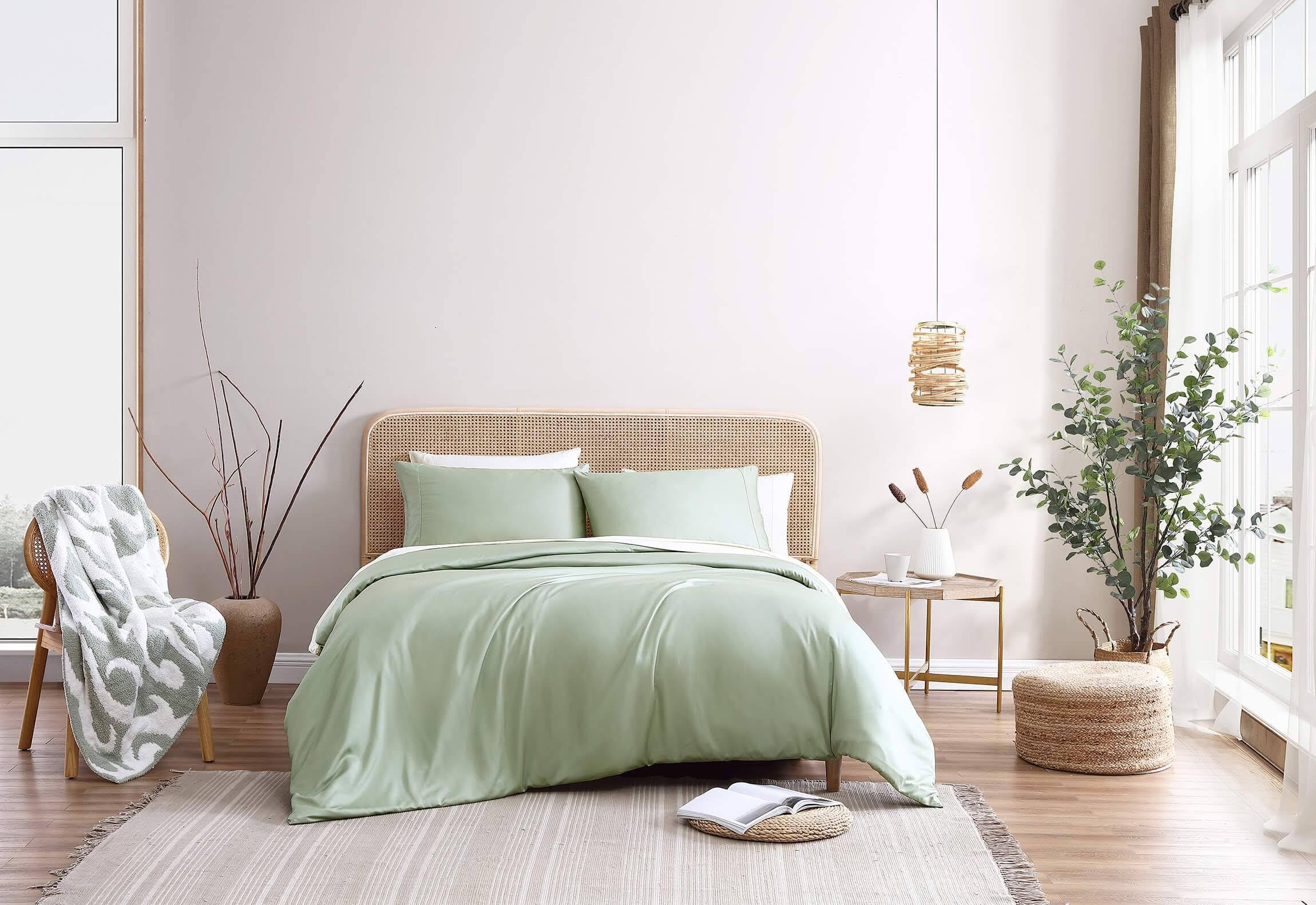 Premium Bamboo Duvet Cover Taupe / Queen by Sunday Citizen