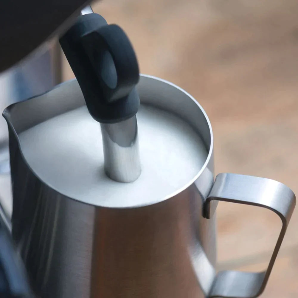 Breville - the Barista Touch Espresso Machine with 15 bars of pressure, Milk Frother and integrated Grinder - Black Truffle