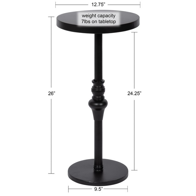 Kate And Laurel Stratton Pedestal Table