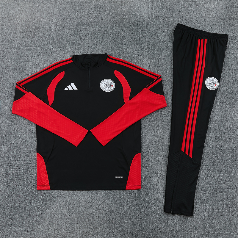 Ajax 26/27 Half Zipper Training Suit - Black
