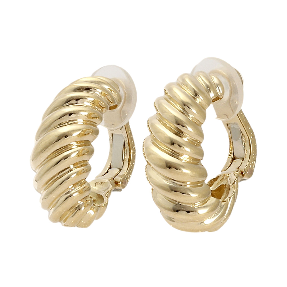 Cartier K18YG Yellow Gold Earrings