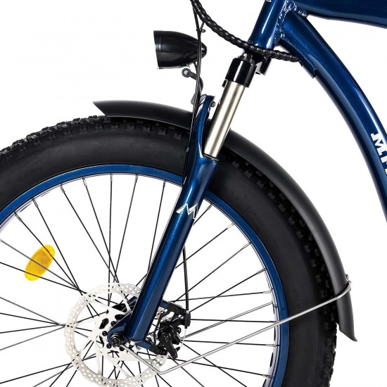 Electric Bike 26″ Fat Tire, 750W 48v 13Ah Mountain Ebikes, Removable Lithium Battery Commuter Bicycle, 23 MPH Max Speed LCD Display