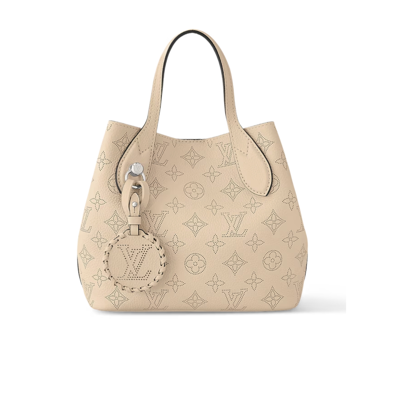 Louis Vuitton Blossom Mahina Calfskin Bag Beige 21Cm