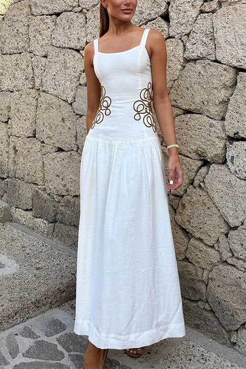 Embellished A-Line Maxi DressClistos