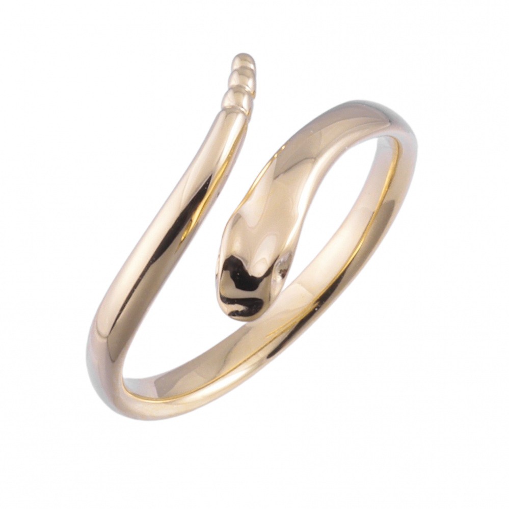 Tiffany & Co. Elsa Peretti Snake Ring 18K Yellow Gold