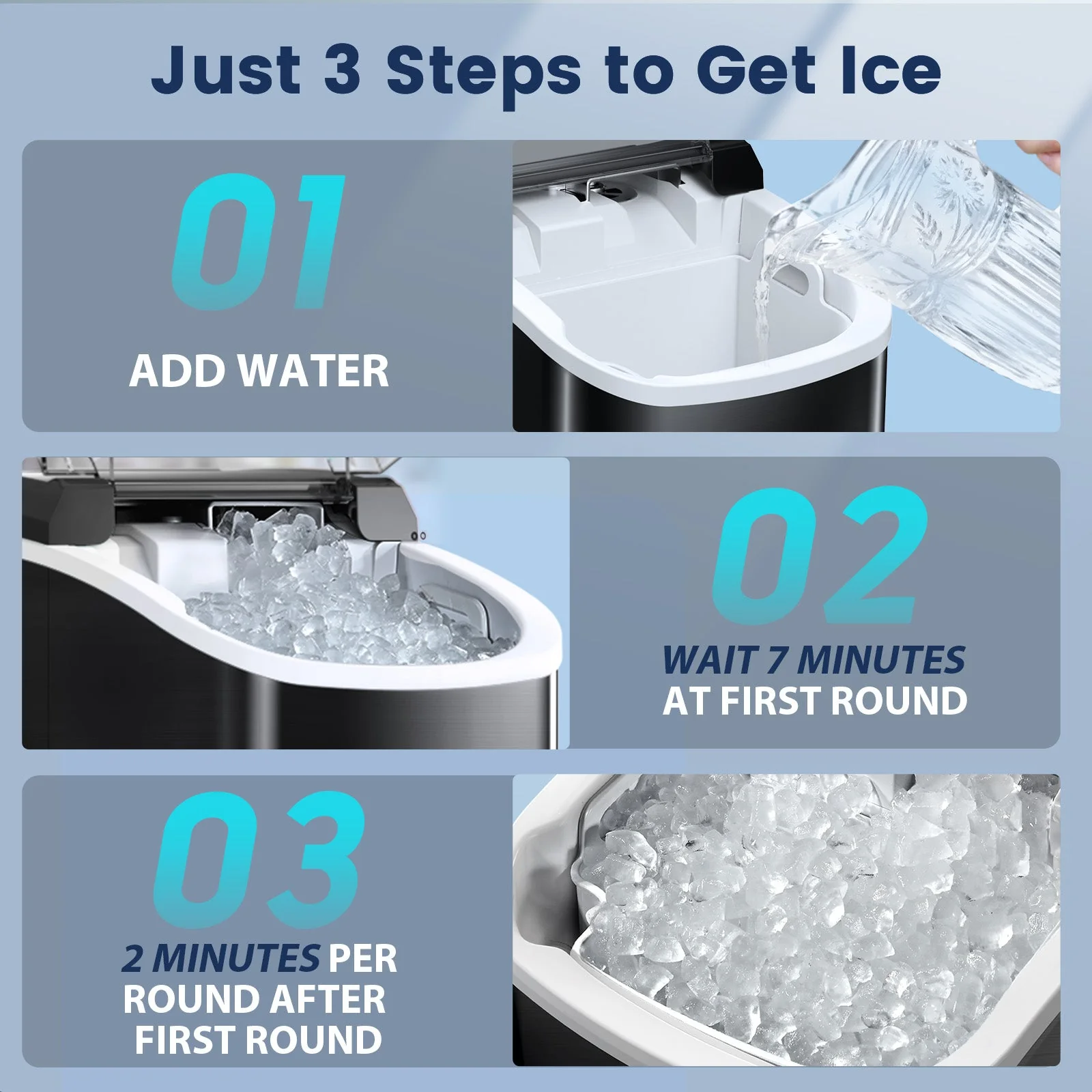Nugget Pebble Ice Maker Countertop Z5815N