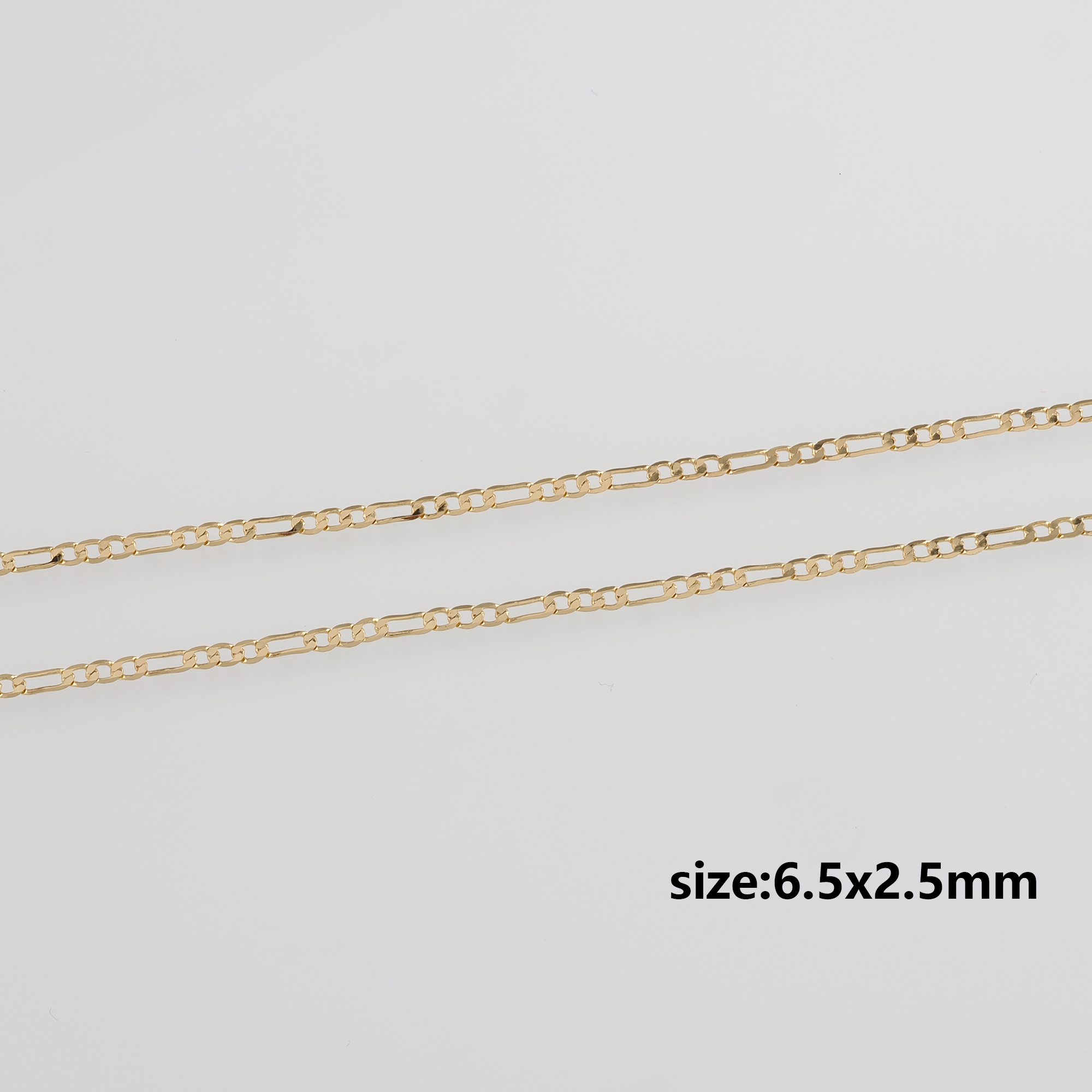 18K Gold Filled Cable Chain Necklace,Dainty Thin Link Chain,Gold Chain Necklace for Women DIY Jewelry Making Supply