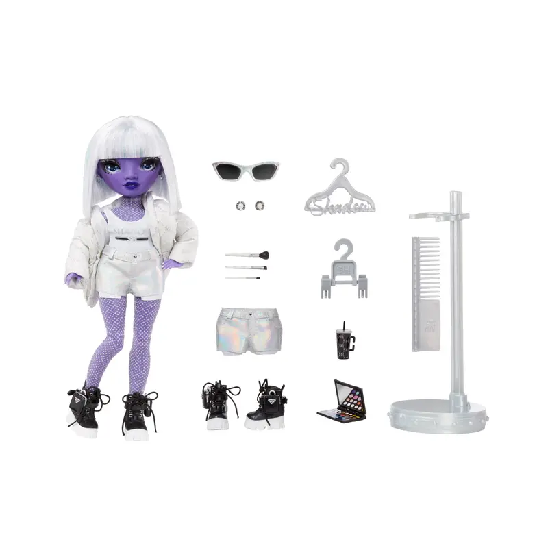 Rainbow High Shadow High Dia Mante – Purple Fashion Doll. Fashionable Outfit & 10+ Colorful Play Accessories. Great Gift for Kids 4-12 Years Old & Collectors