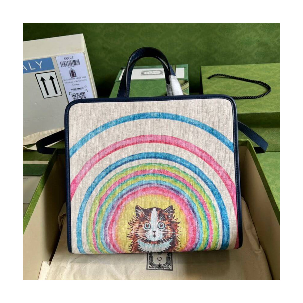 Gucci Tote Bag Cat Print