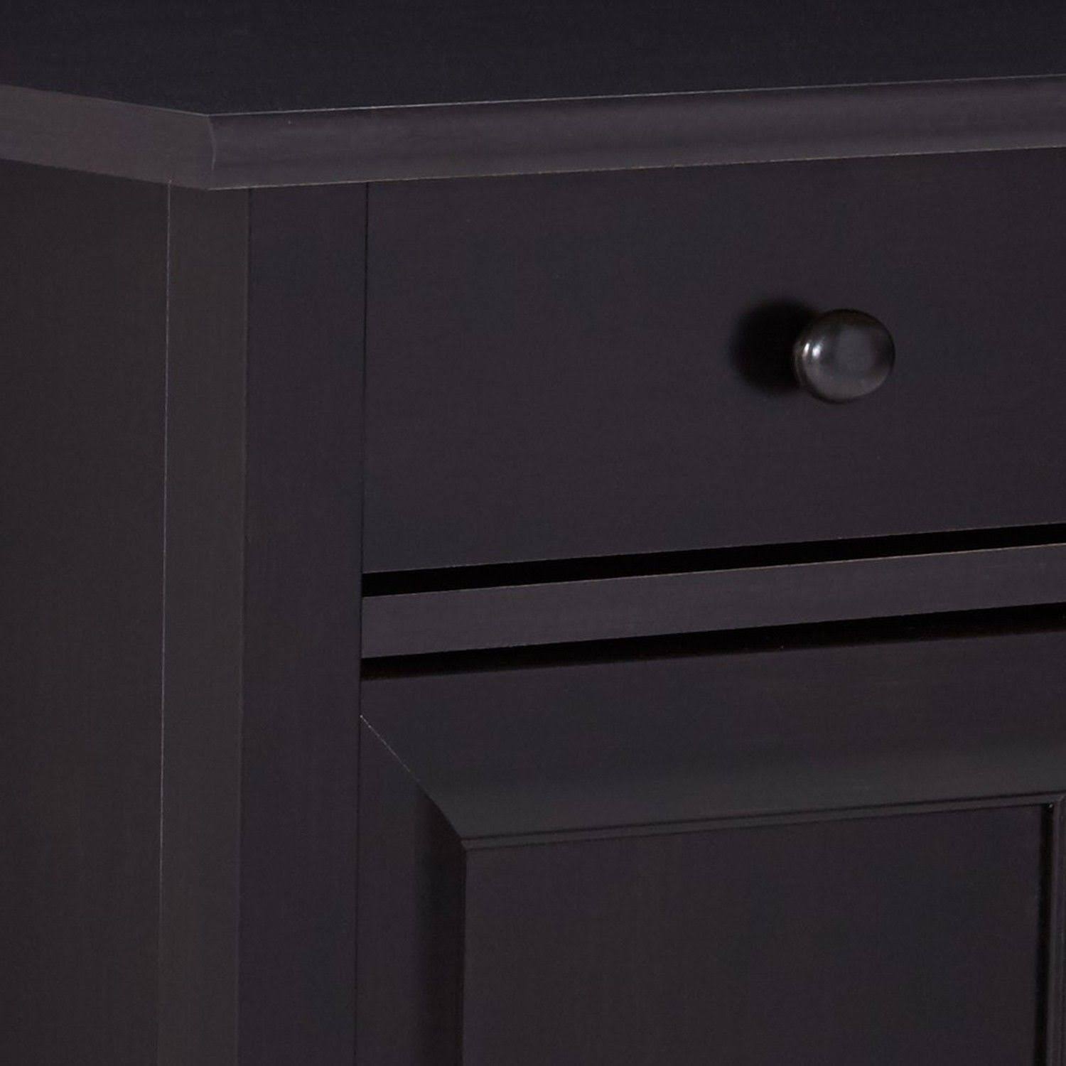 Sauder Edge Water Utility Stand | Estate Black