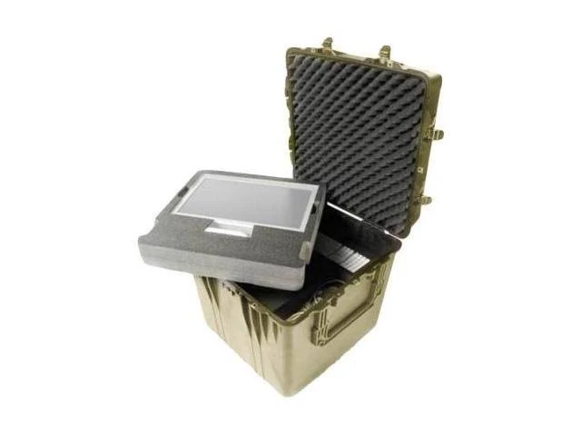 Pelican 0370 Cube Case, No Foam Desert Tan