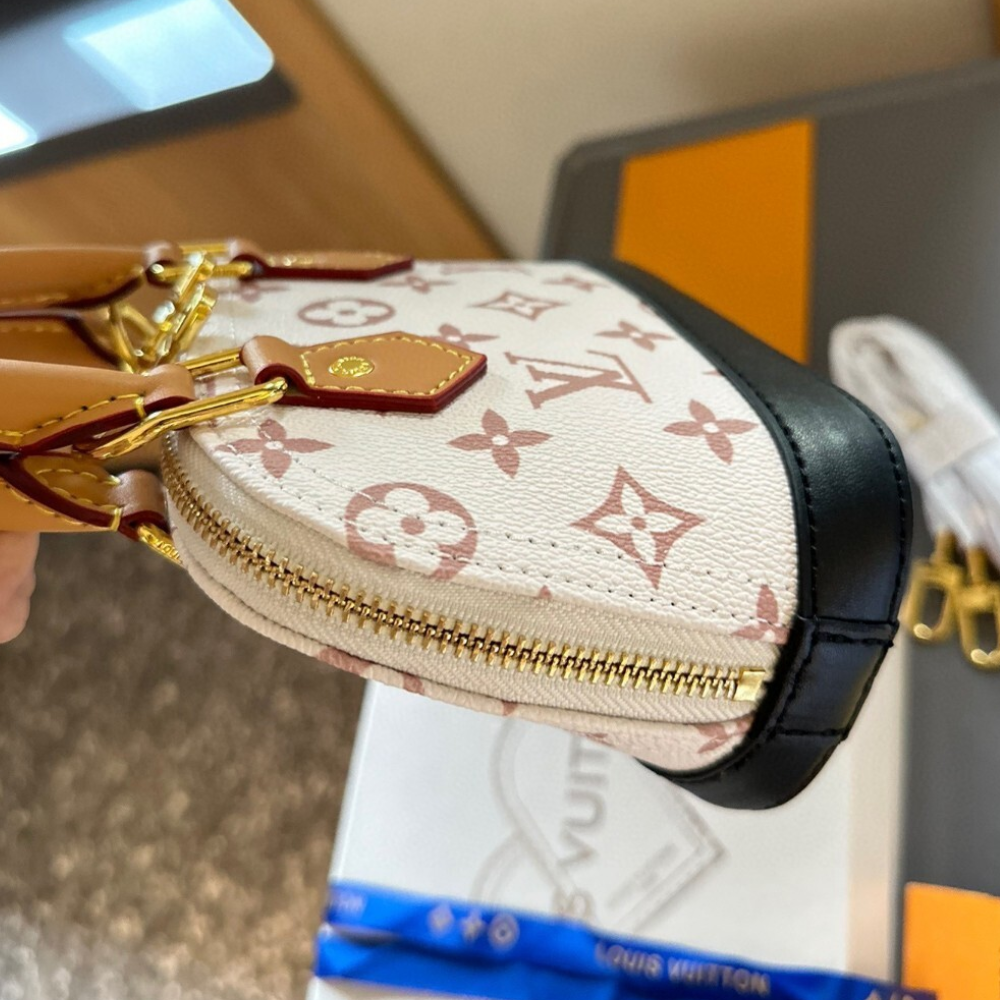 Louis Vuitton Nano Alma Other Monogram Beige 7.1 Inches M46895
