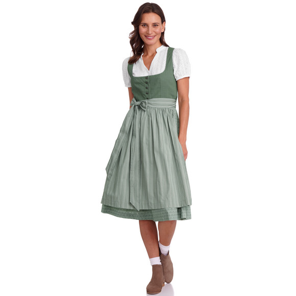 Gina Benotti Damen Dirndl-Bluse mit Lochstickerei