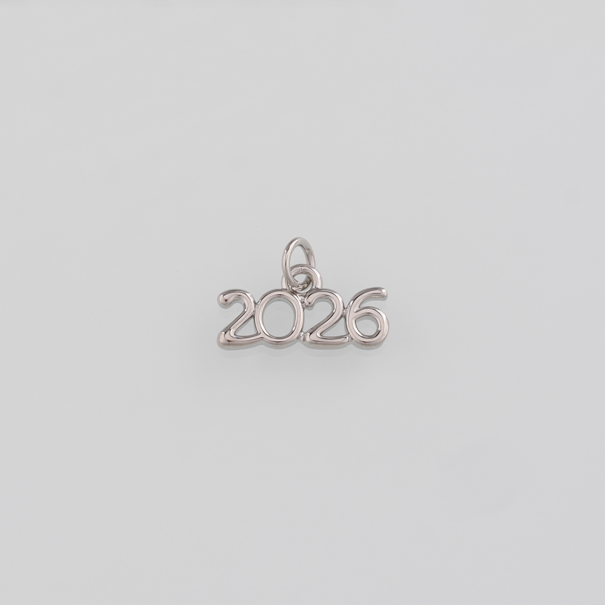 18K Gold Filled Year 2026 Pendant,Dainty 2026 Number Charm Earrings Necklace for DIY Jewelry Making Supply