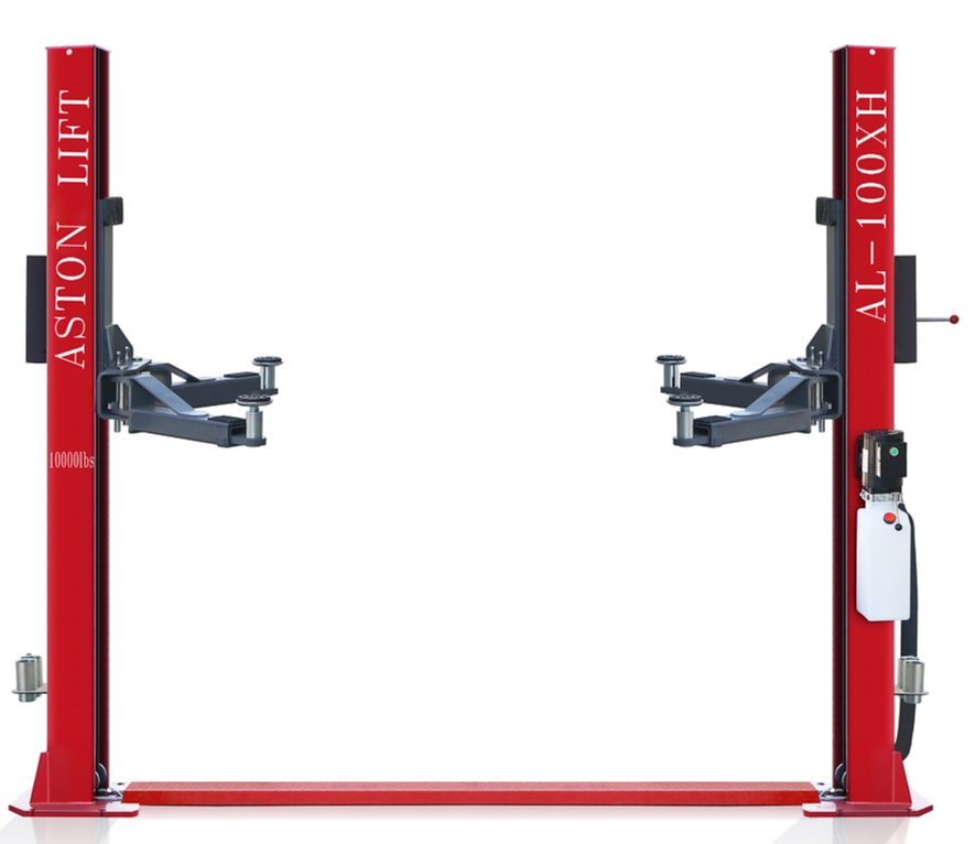 Aston Technologies* 2-Post Car Lift 10000 lbs. Single Point Lock Release AL-100XH