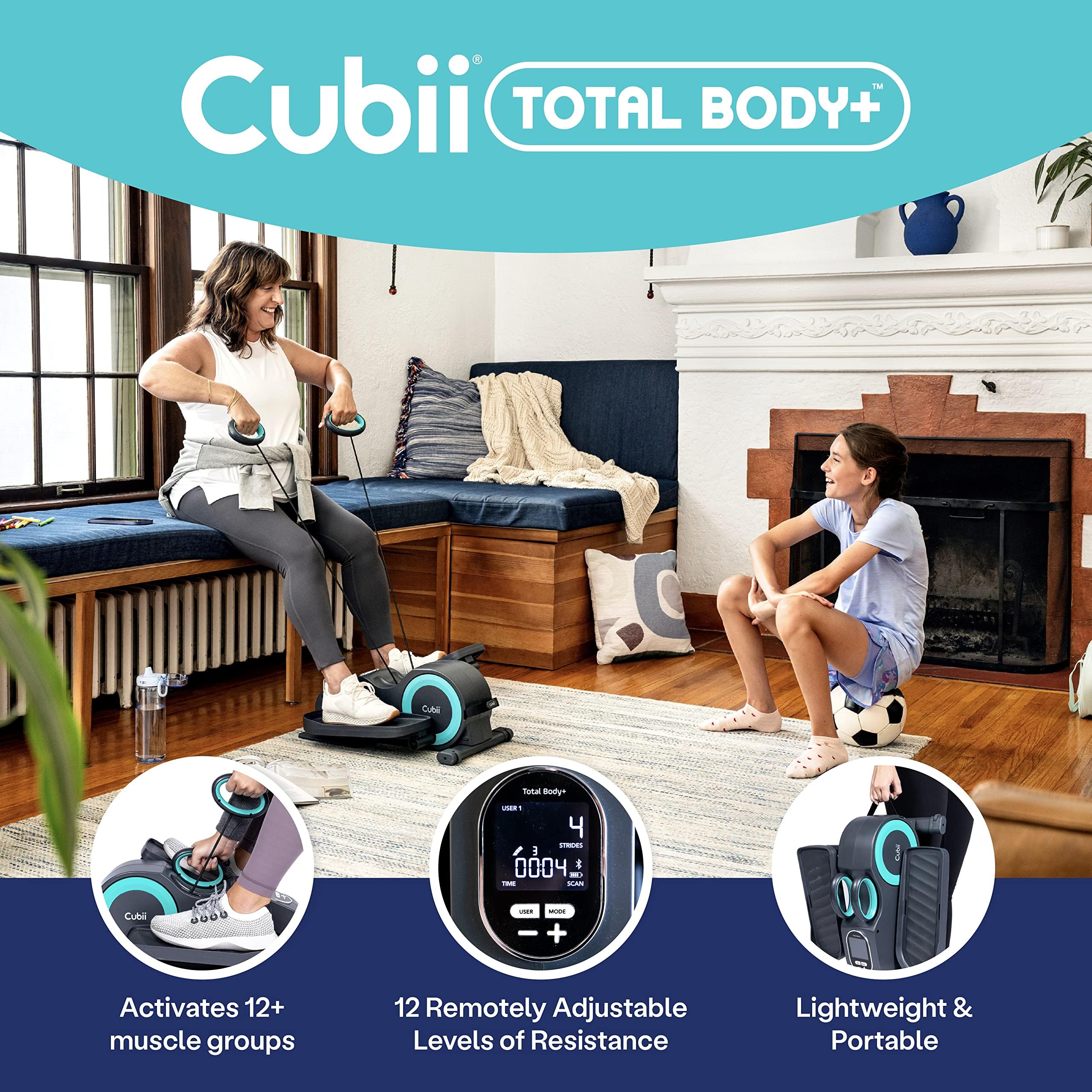 Cubii Elliptical Resistance Bluetooth Exerciser