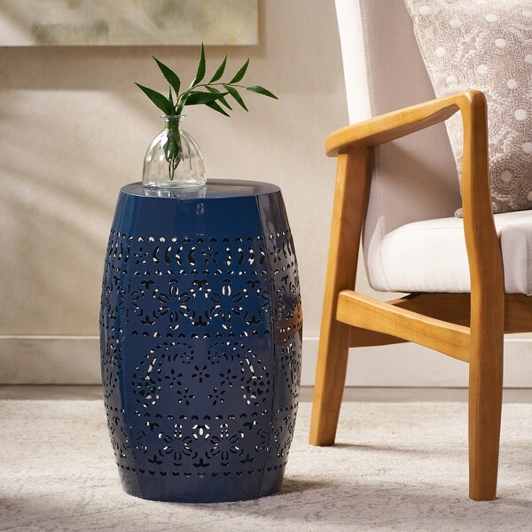 Lace Cut Design Metal Frame SIDE TABLE