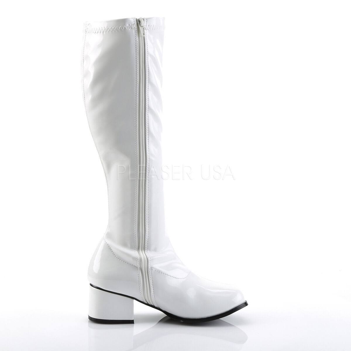 Funtasma - Retro-302 7 / White Str Patent