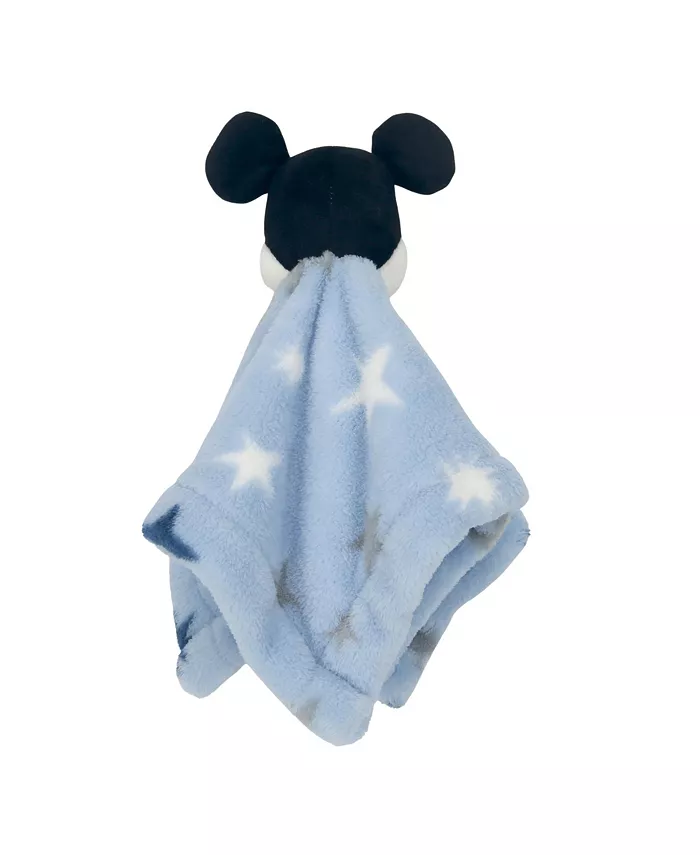 Lambs and Ivy Disney Baby Mickey Mouse Stars Blue Lovey Security Blanket