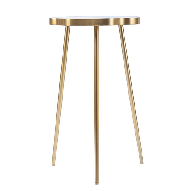 Ingdra Accent Table Purple Aiden Lane