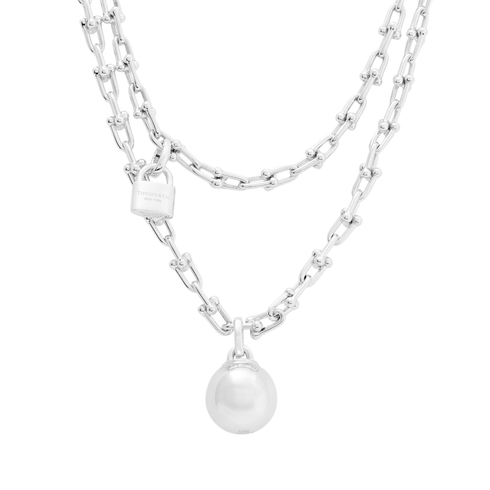 Tiffany & Co. Hardware Wrap Necklace Sterling Silver 60153372