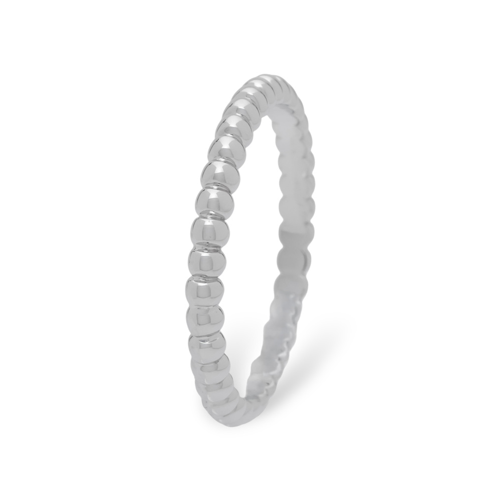 Van Cleef & Arpels Perlet Gold Pearl Ring 18K White Gold VCARPJME00