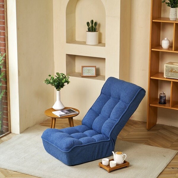 Single sofa reclining chair lazy sofa balcony reclining chair adjustable chair