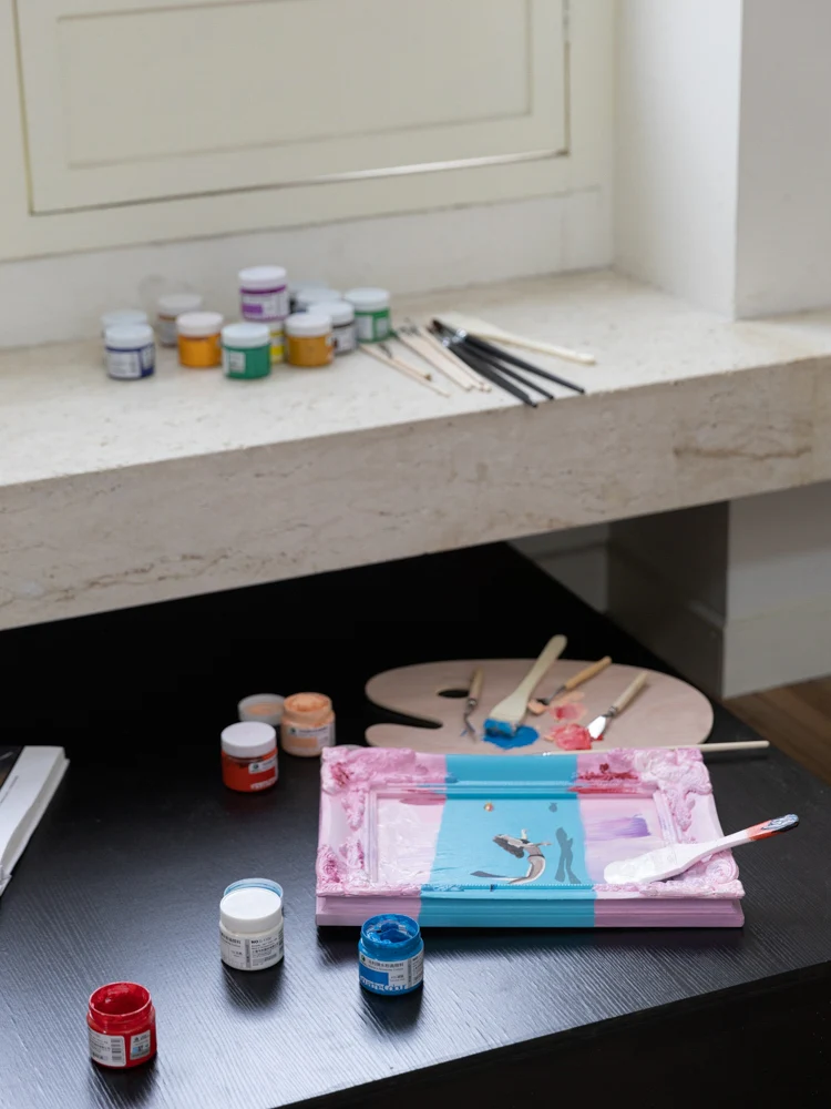 AH210 - Hand-painted Thick Oil Painting! 