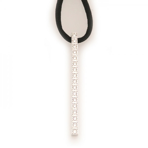 Cartier Laniere Necklace 18K White Gold Diamond
