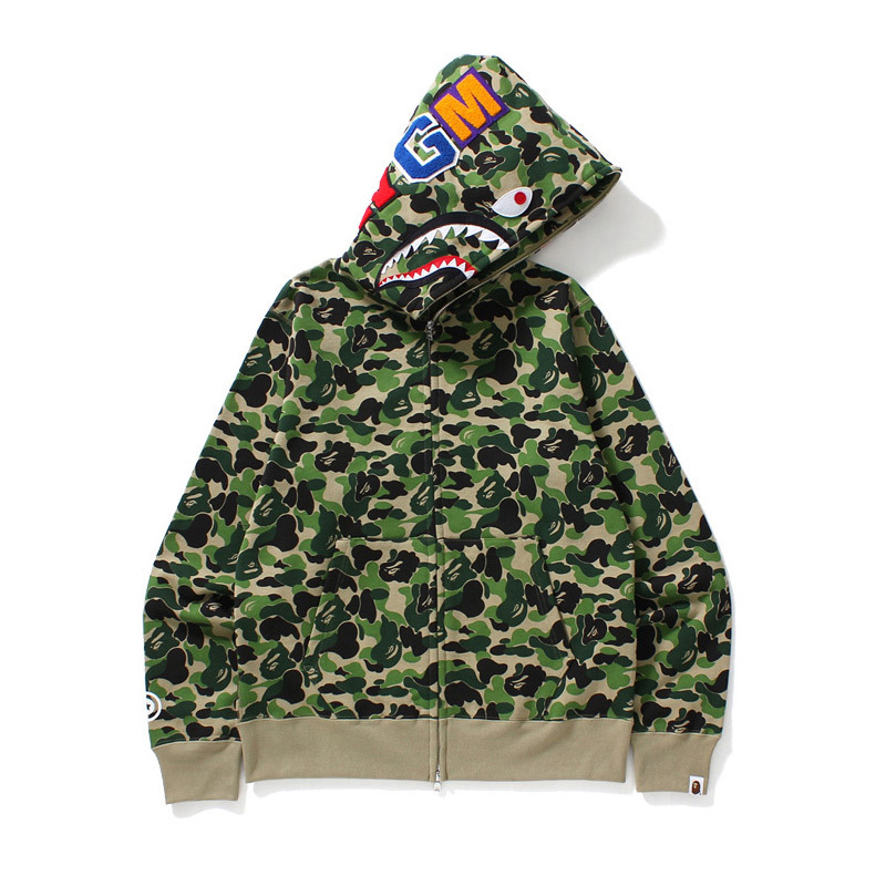 Bape shark camouflage jacket sweatshirt - cnluxepick