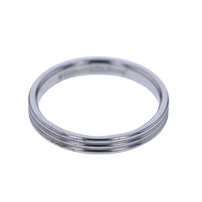 Tiffany & Co. Tiffany Row Bound Ring PT950 Ring Platinum