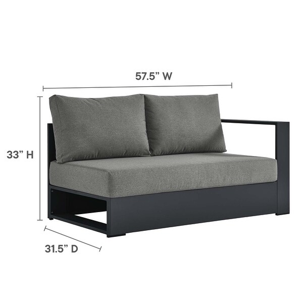 Tahoe Patio Aluminum Modular RightFacing Loveseat