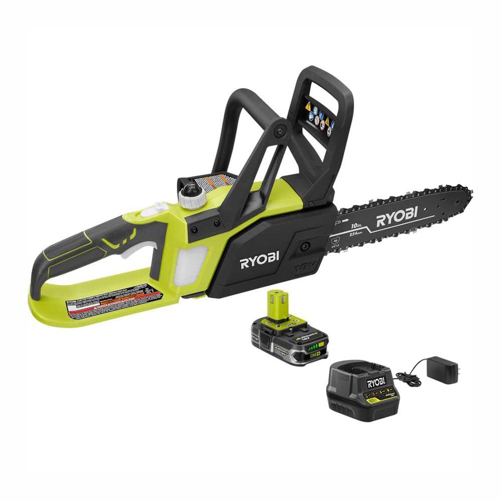ONE+ 18V 10 in. Battery Chainsaw with 1.5 Ah Battery and Charger P547