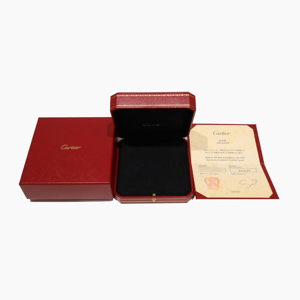 Cartier Trinity Brilliant Cut Diamond Necklace Tri-Gold B7224900