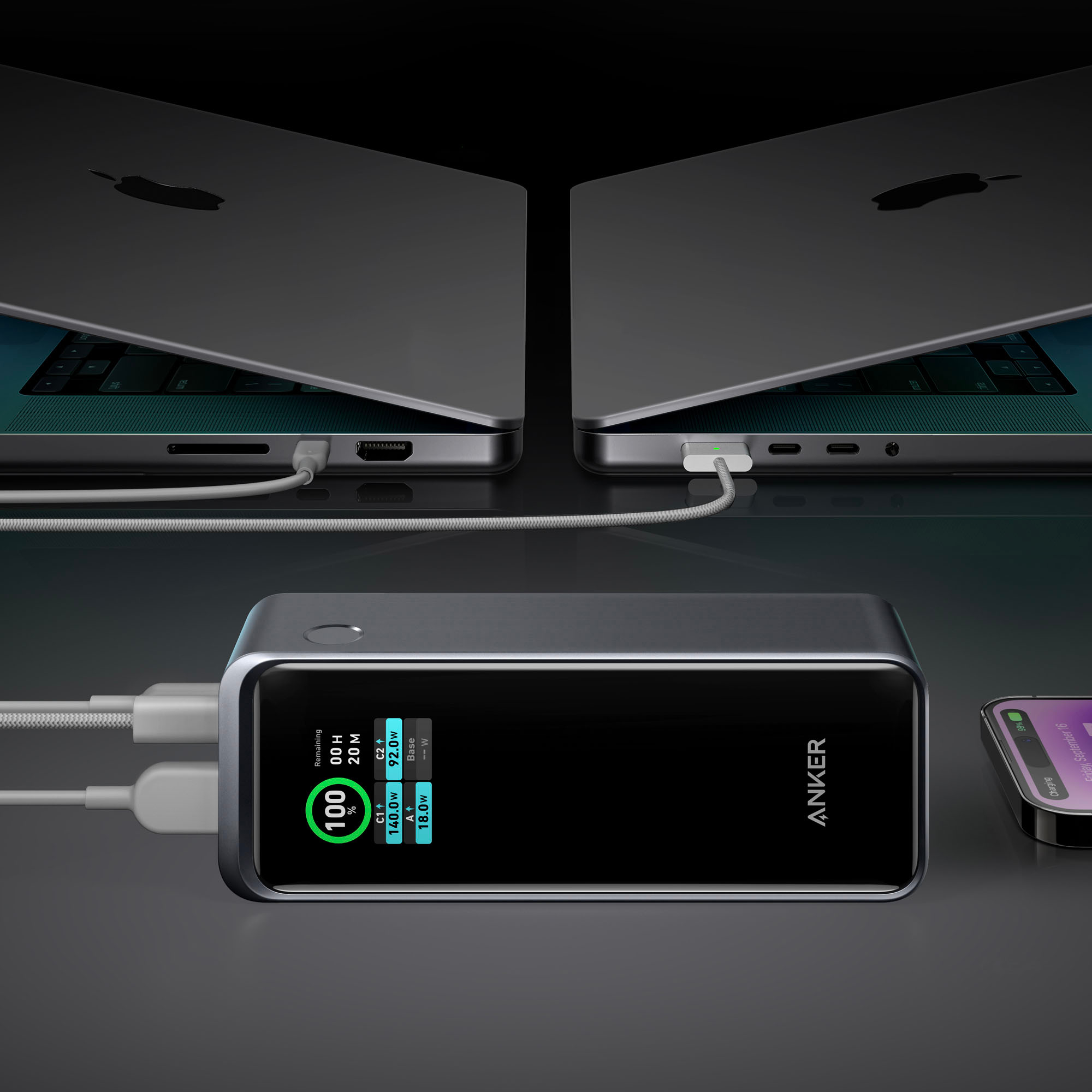 Anker - Prime 27,650mAh Power Bank - Black