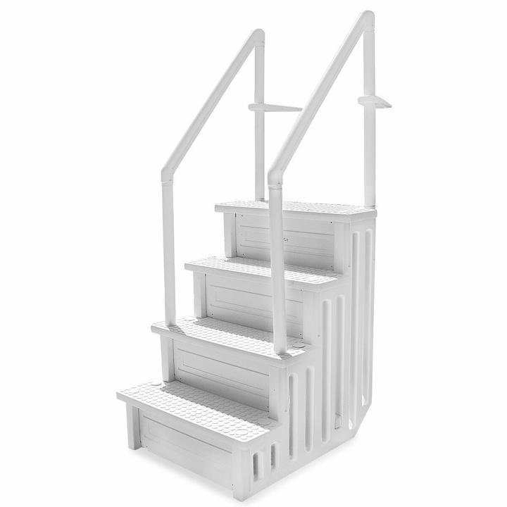 above-Ground Swimming Pool Ladder Heavy Duty Step System Entry non slippery