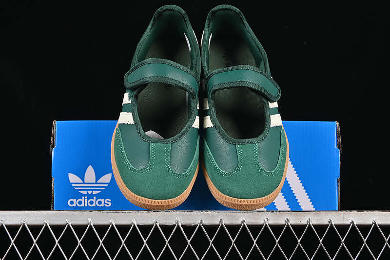 Adidas Samba Jane White/Green JR7340