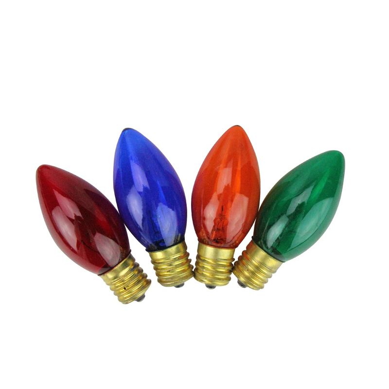 Northlight C7 Incandescent Twinkle Christmas Replacement Bulbs - Multicolor - 4ct