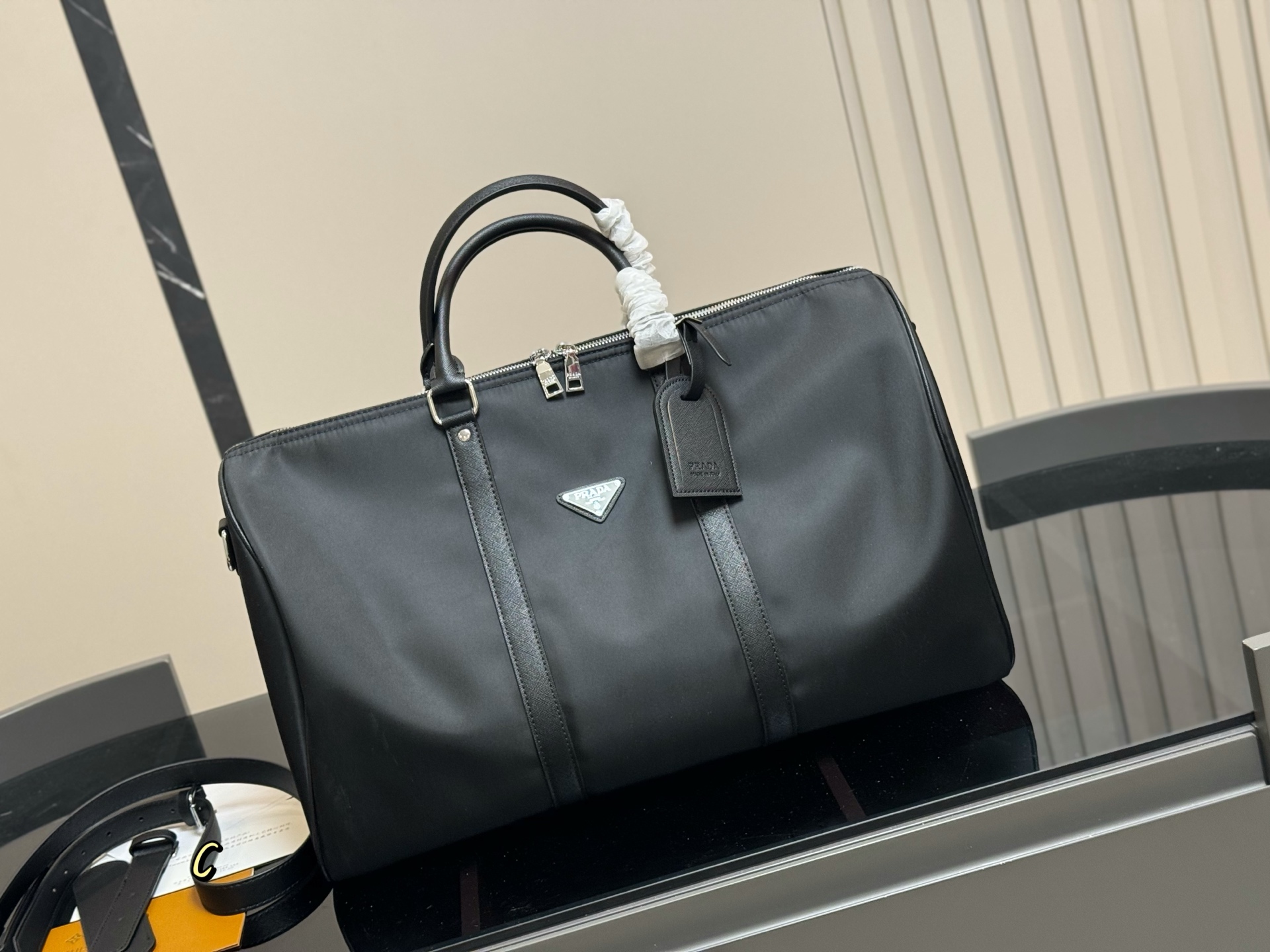 Prada Keepall Travel Bag Gym Bag - cnluxepick