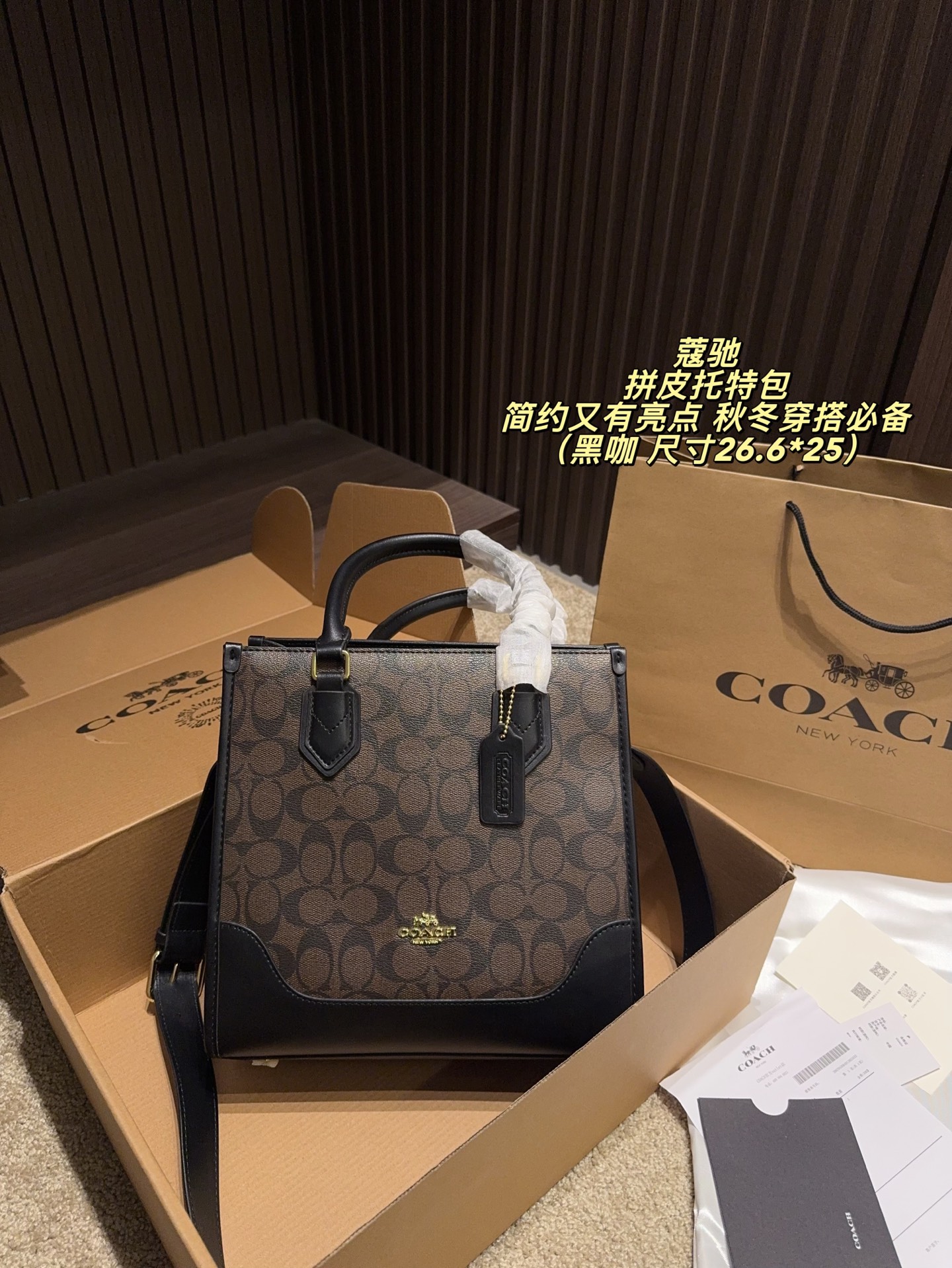 Coach Patchwork Tote Bag - cnluxepick