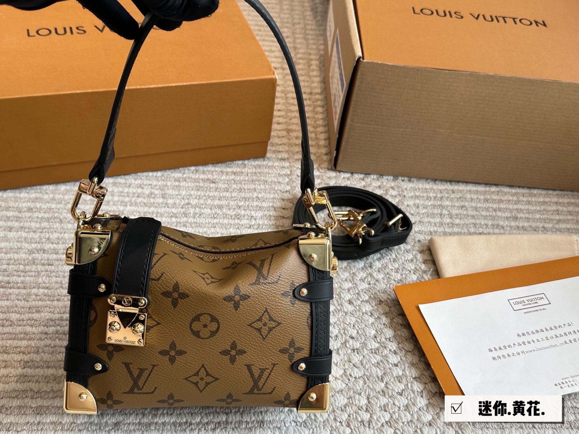 LV Side Trunk Mini Soft Case - cnluxepick