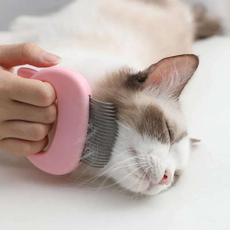 Pet Hair Removal Massaging Shell Comb - Cat Hair Removal Massaging Shell Comb