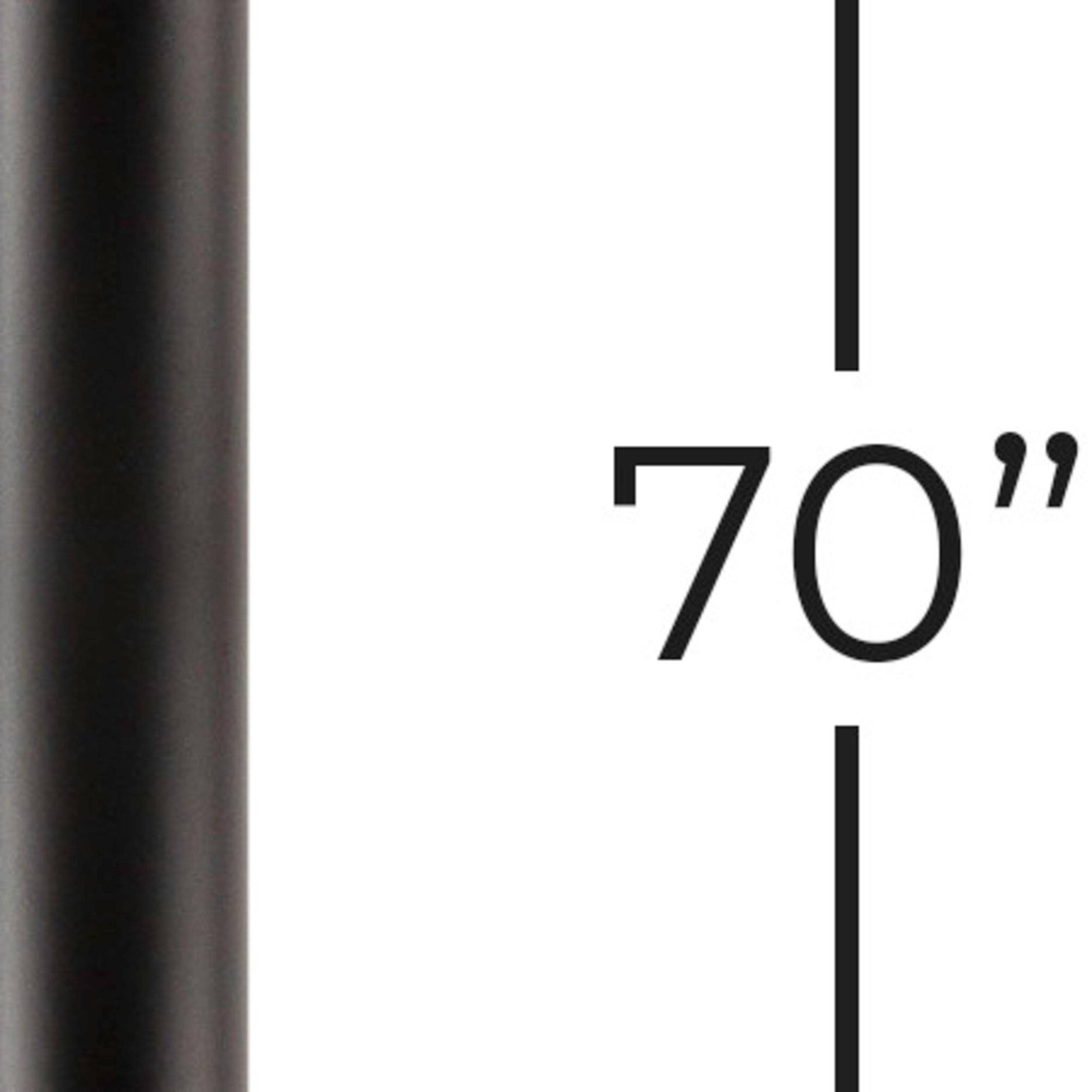 Kathy Ireland 70 in. Polished Nickel Extension Downrod CFDR70PN